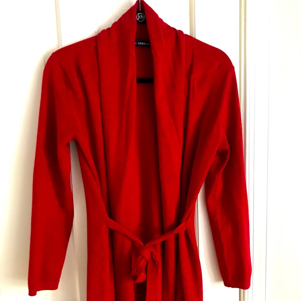 Zara cardigan with belt